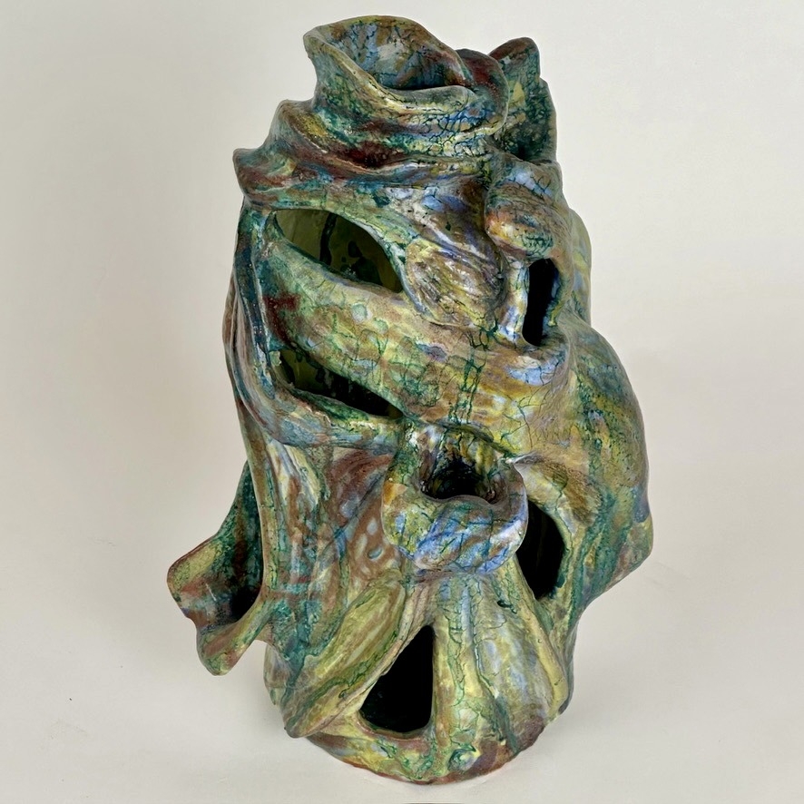 Untitled 2022 Semi-Refractory & Glazed Ceramic Sculpture by Alessandro Roma
