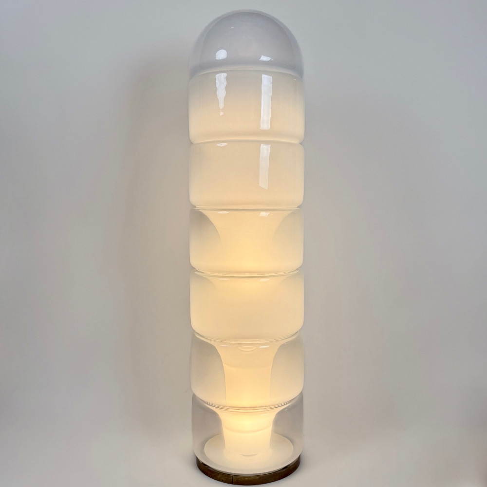 Late 20th Century Sfumato LT316 Murano Glass Floor Lamp by C. Nason for AV Mazzega